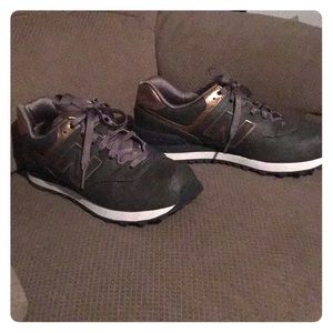 New Balance, charcoal and rose gold